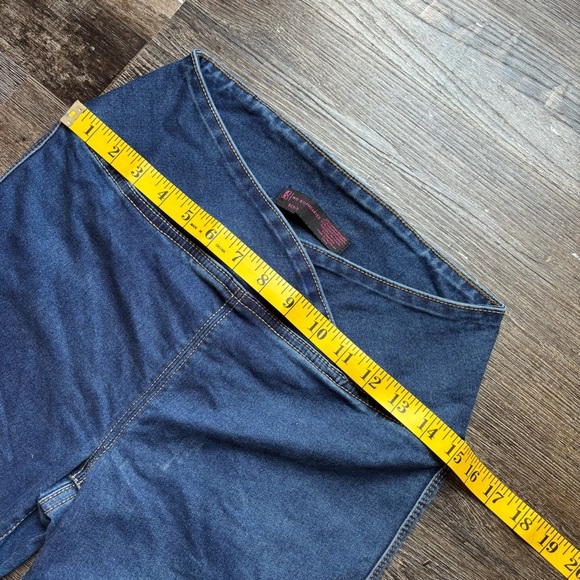No Boundaries Dark Blue Flare Jeans - Picture 7 of 8